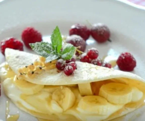 Gyümölcsös tortilla laktózmentes mascarponéval recept