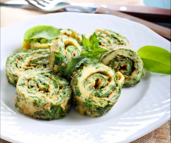 Tojásos cukkinitekercs  recept