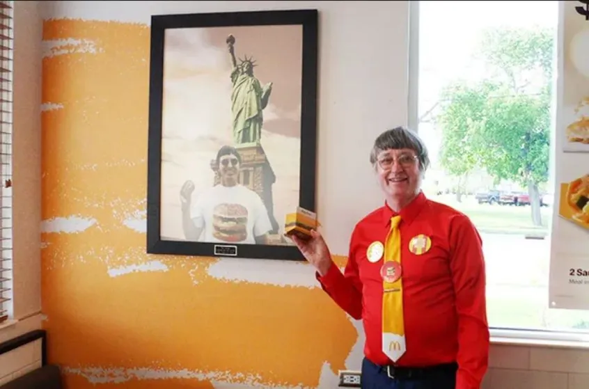 Don Gorske, a Big Mac királya /Fotó: Guinness World Records