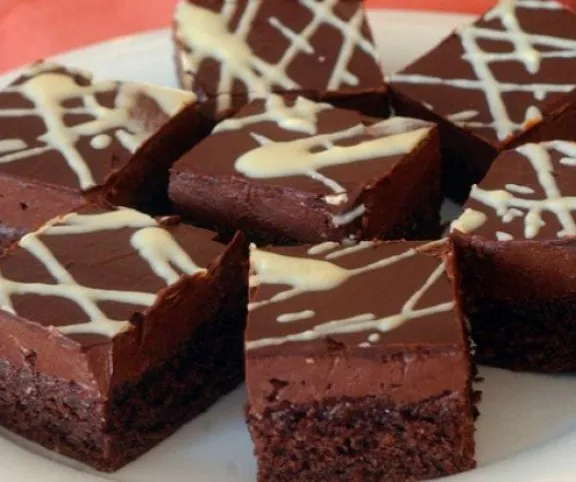 Csokis-diós szelet recept