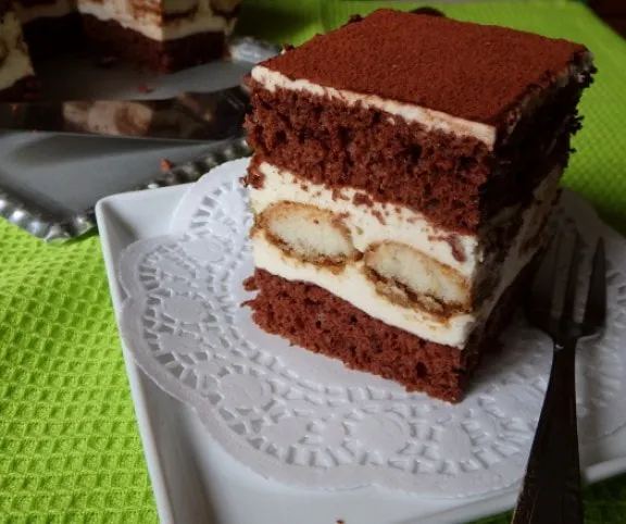 Tiramisu szelet recept