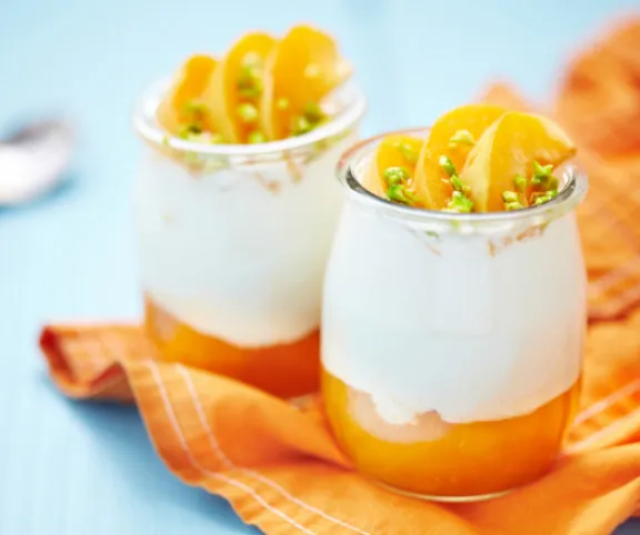 Joghurtos-barackos pohárkrém recept