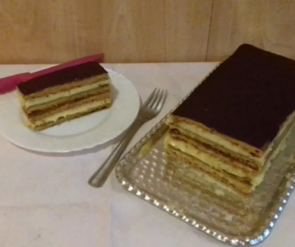 Mézes krémes recept