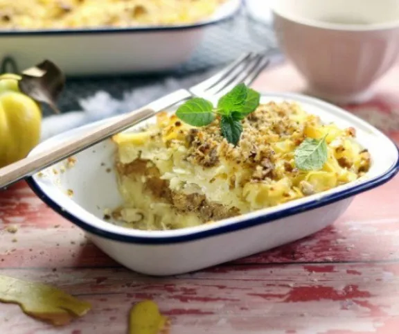 Birsalmás-túrós tésztafelfújt recept