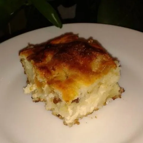 Bögrés túrós sütemény (lusta túrós) recept