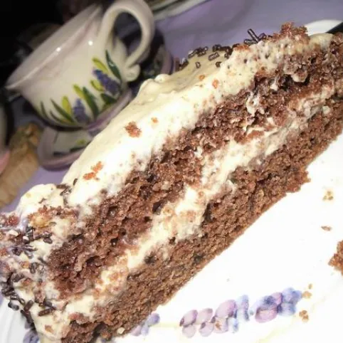 Diógrillázs torta recept