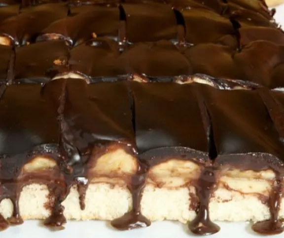 Banános-csokis szelet recept