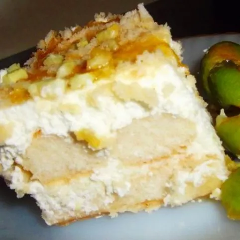 Babapiskóta tejszínes dinnyekrémmel recept