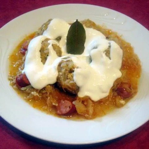 Húsgombócos káposzta recept