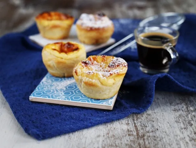 Portugál pudingos kosárka (Pastéis de Belém) recept