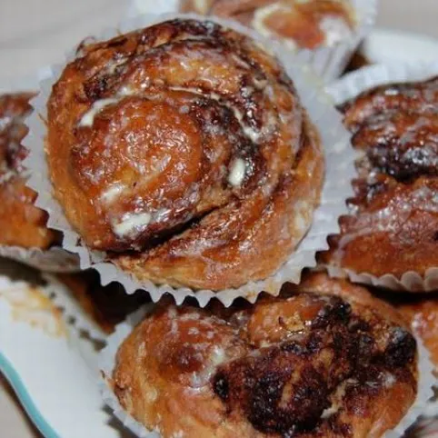 Aludtejes-zabpelyhes kakaós csiga vagy rózsamuffin recept