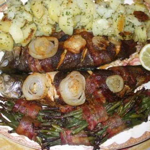 Fűszeres pisztráng sütőben sütve recept