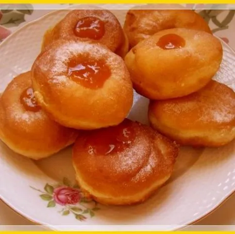 Farsangi szalagos fánk Ditti módra recept
