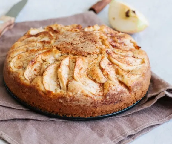 Egyszerű almatorta (low carb) recept