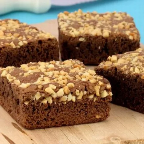 Brownie mogyoróval recept