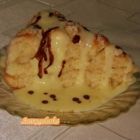 Aranygaluska vaníliaöntettel recept