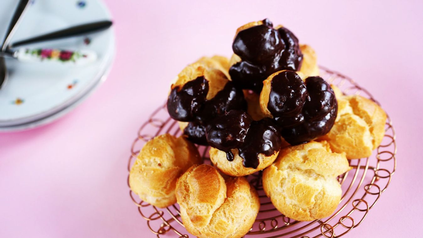 Csokis profiterol recept