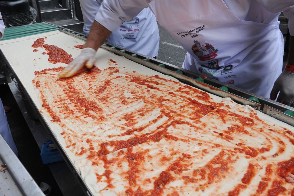 500 méteres pizza Buenos Airesben