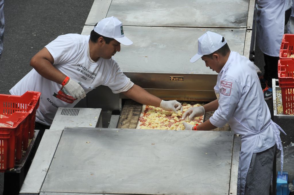 500 méteres pizza Buenos Airesben