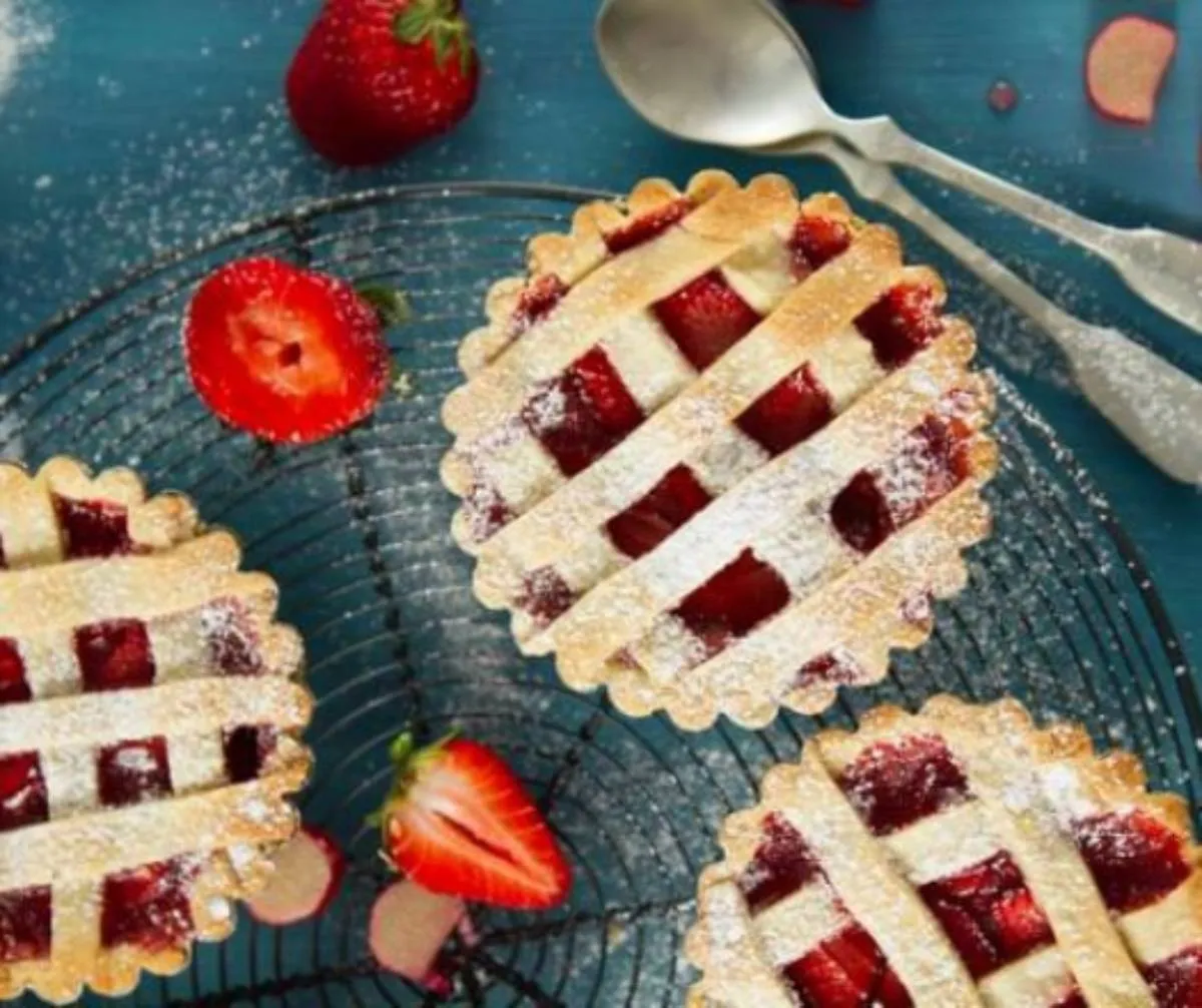 Epres-rebarbarás pite recept