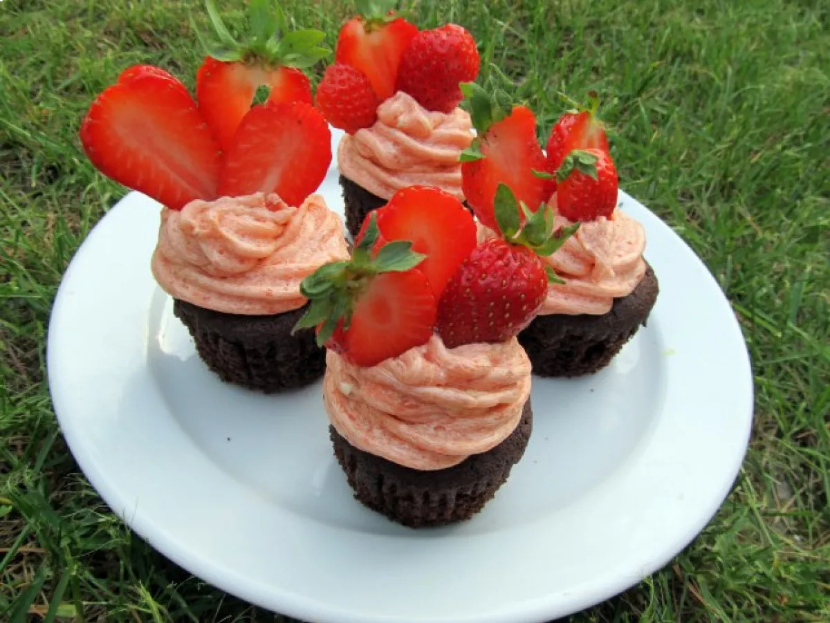 Epres cupcake recept