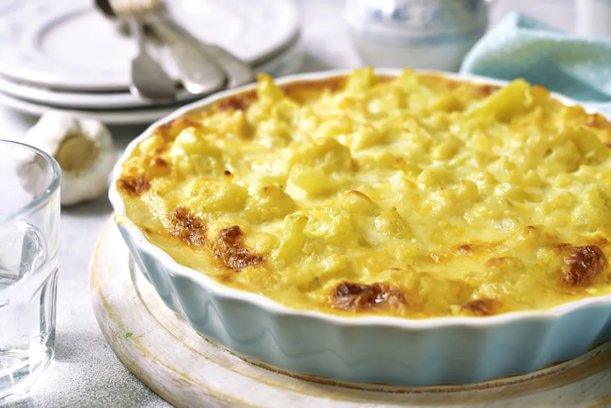 Csőben sült karfiol egyszerűen recept