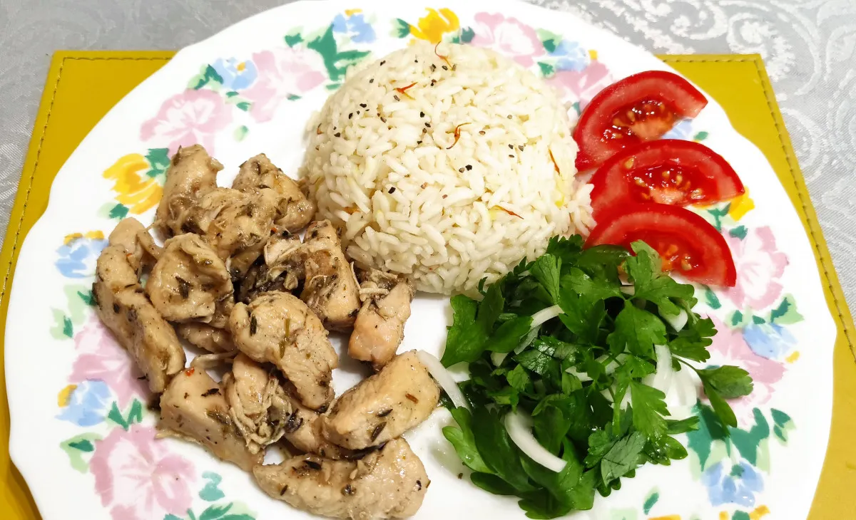 Török kakukkfüves csirke recept