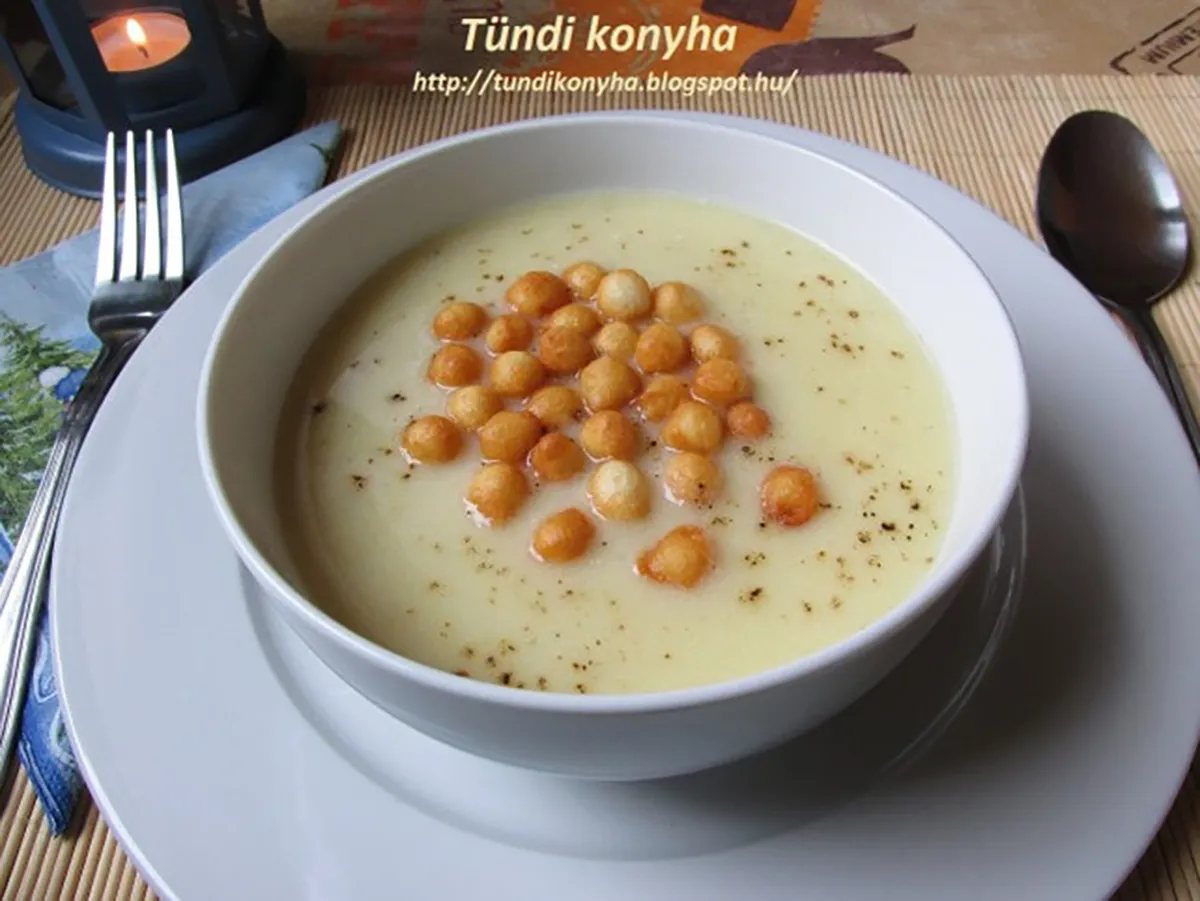 Zellerkrémleves tejszínnel recept