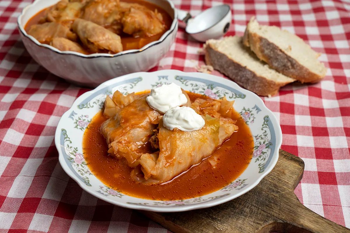Szabolcsi töltött káposzta recept
