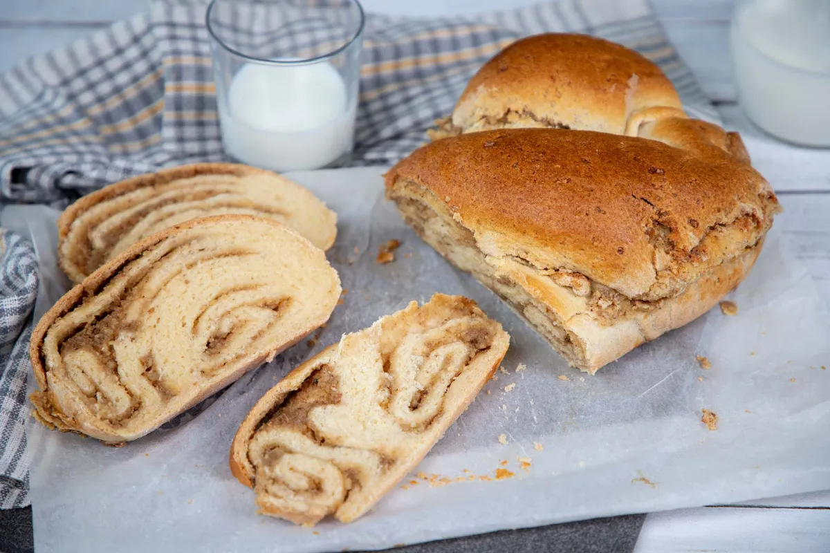 Gluténmentes diós kalács recept
