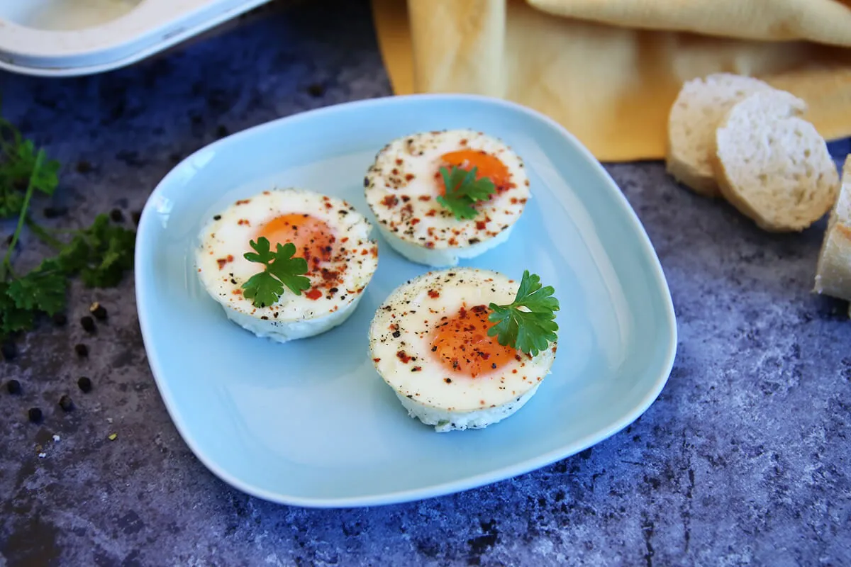Tükörtojás muffinformában  recept
