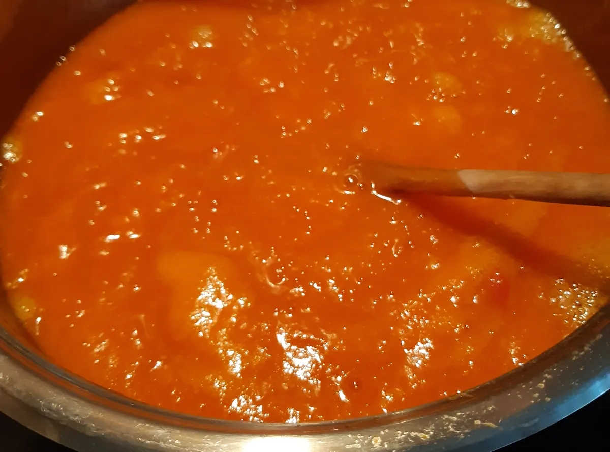 Sárgabarack dzsem egyszerűen recept