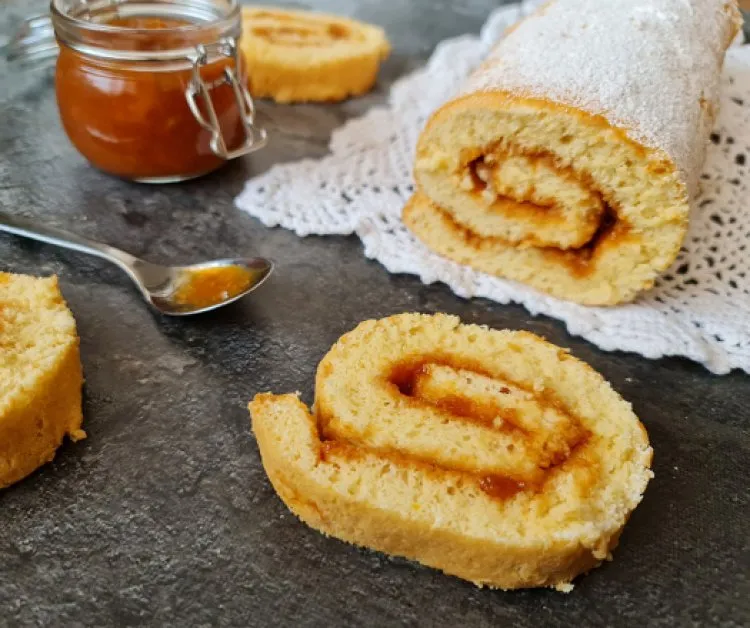 Egyszerű piskótatekercs recept
