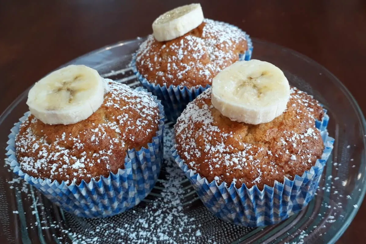 Egyszerű banános muffin recept