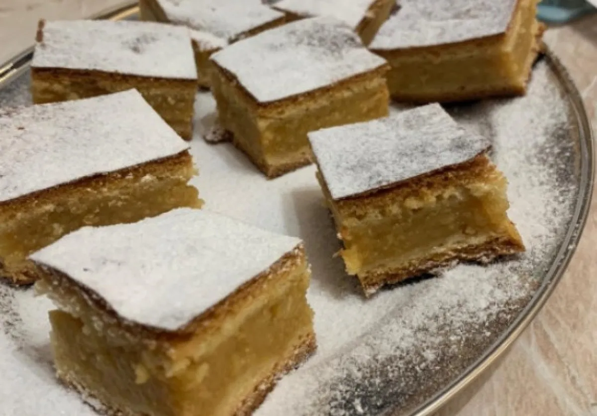 Pudingos almás-fahéjas pite recept