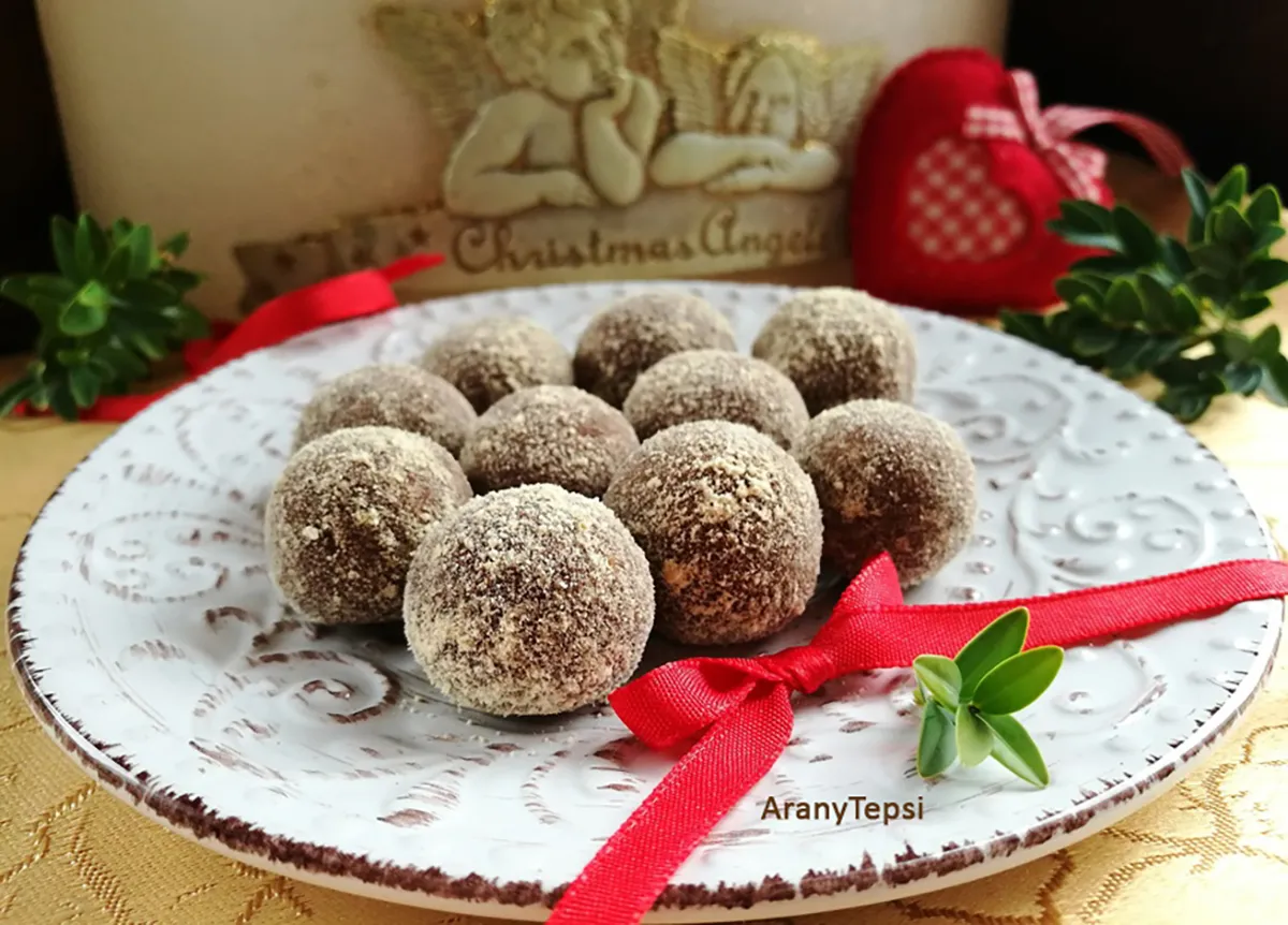 Mézeskalács golyók sütés nélkül recept