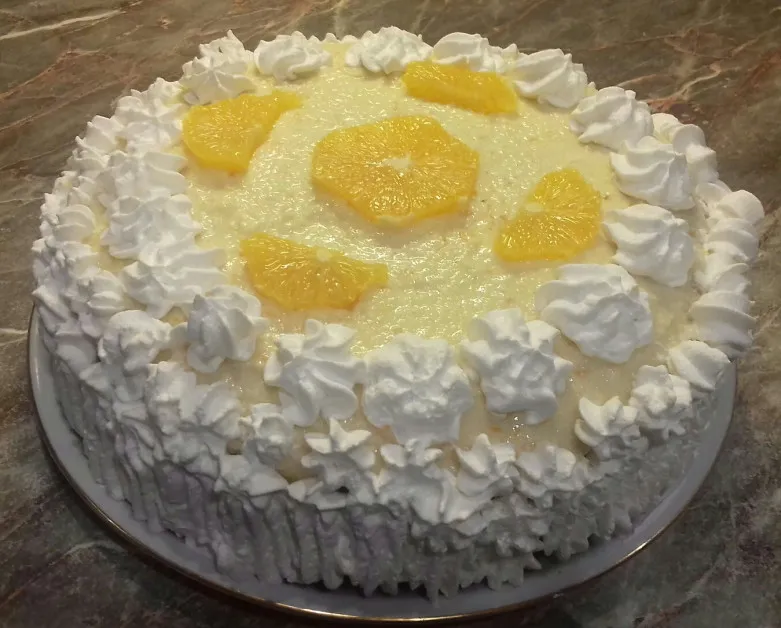  Diós narancstorta  recept