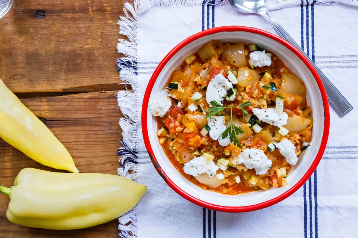 Cukkinis lecsó, ahogy Németh Ádám készíti recept