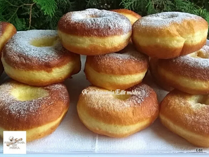Szalagos fánk Edit módra recept