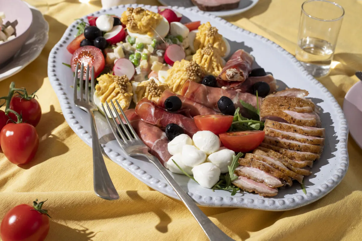 Tavaszi hidegtál húsvétra recept