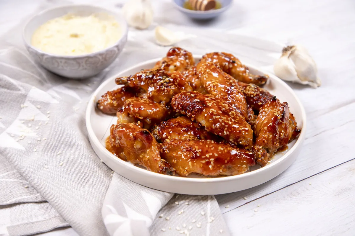 Csípős-ragacsos csirkeszárny  recept