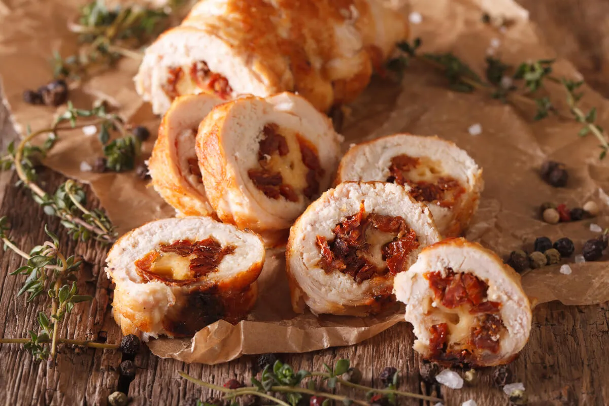 Világbajnok göngyölt csirkemell recept