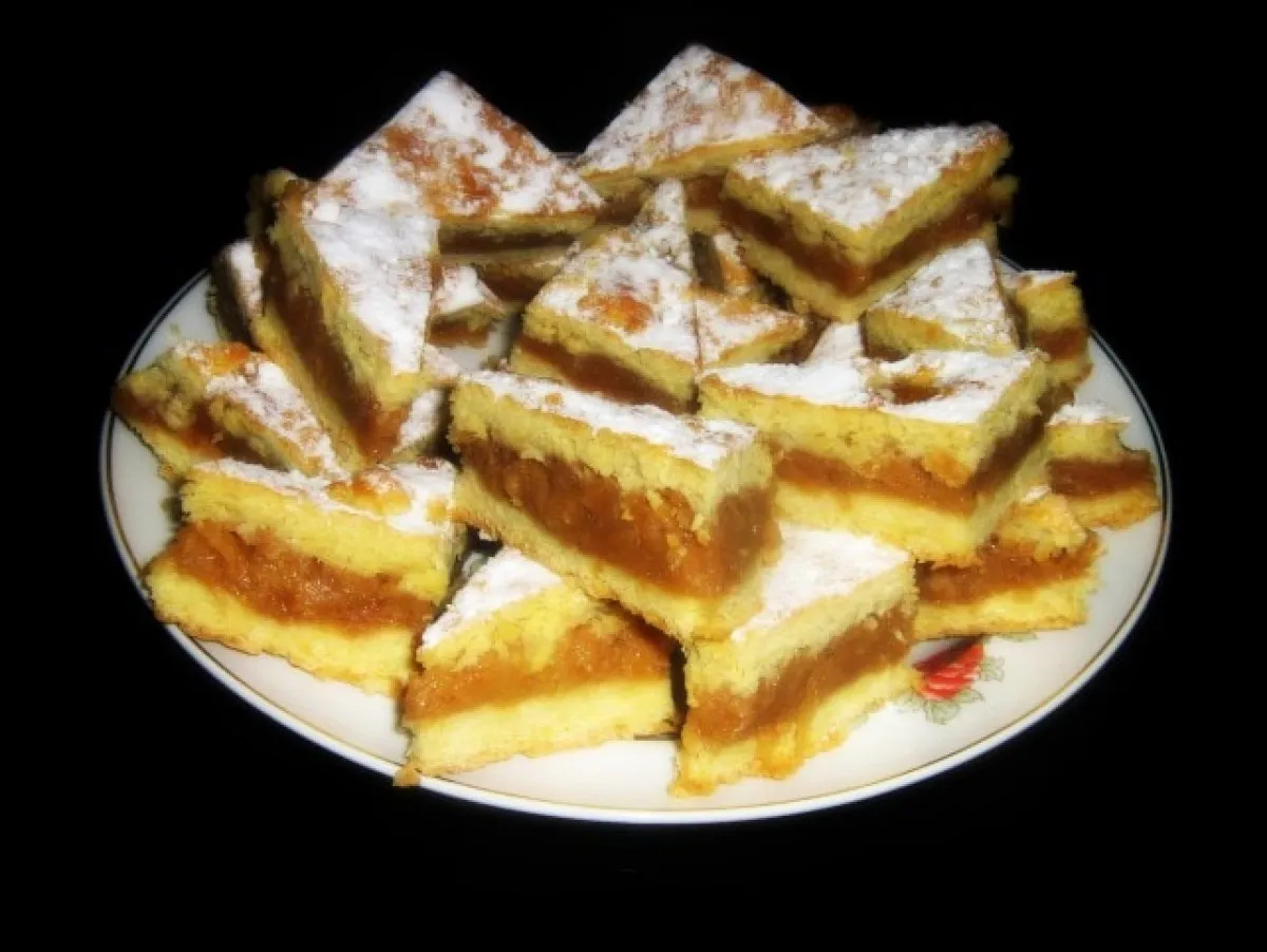 Pudingos almás pite recept