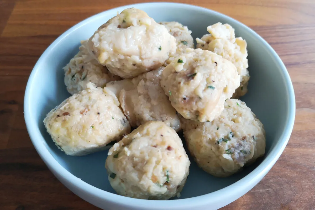 Maceszgombóc (alaprecept) recept