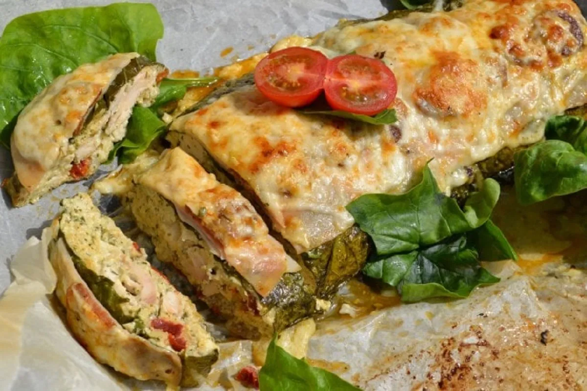 Tavaszi rakott csirke őzgerincben recept