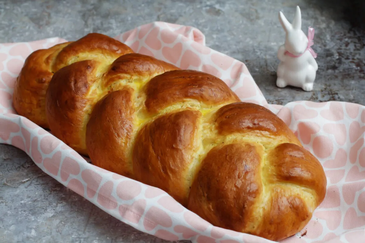 Húsvéti fonott kalács recept