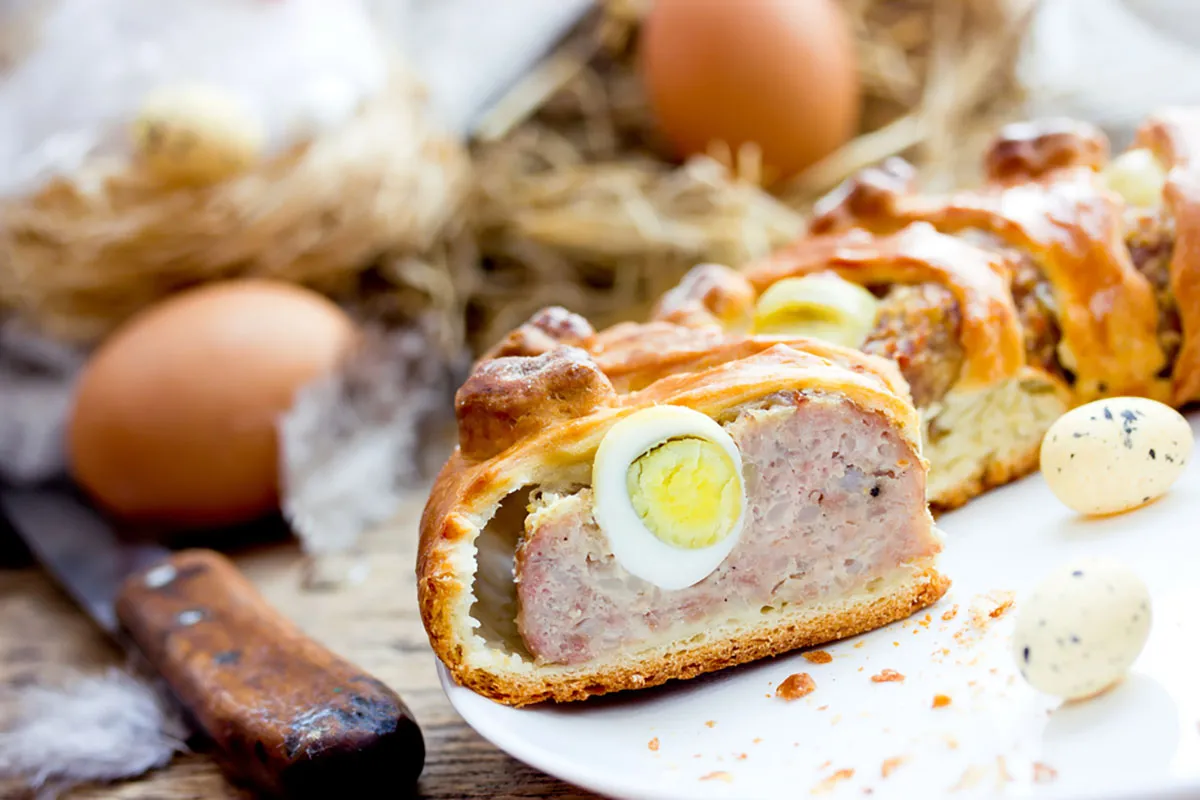 Húsvéti fasírt tésztaköntösben  recept