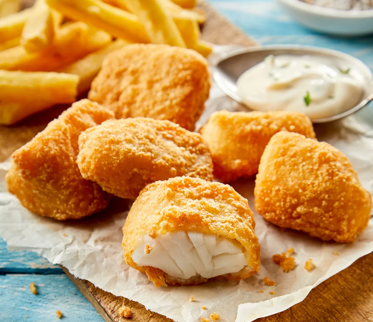 Ropogós halfalatkák recept