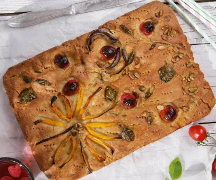 Tavaszi focaccia recept