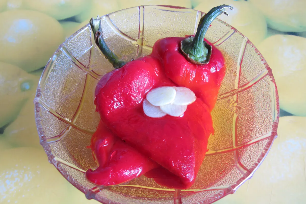 Grillen sült kápia paprika recept
